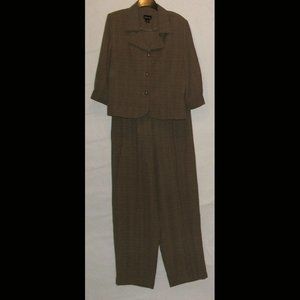 Leslie Fay Pant Suit Women Size 16